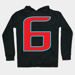 funny numbers Get your luck number 6 Hoodie